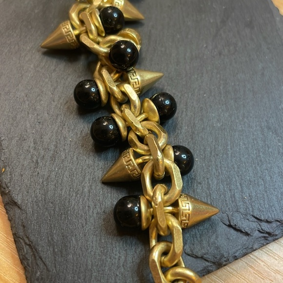 VERSACE bracelet gold tone Heavy weight - Picture 3 of 5